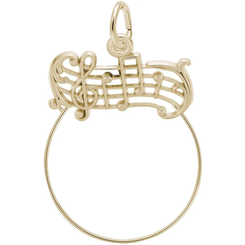 Rembrandt Charms - Music Staff Charm Holder - 263