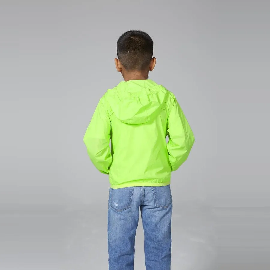 Sam Full Zip Packable Jacket (Green Fluo)