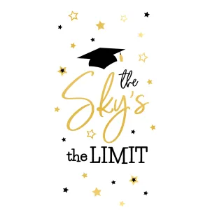 Sky's The Limit Graduation Card Money Holder