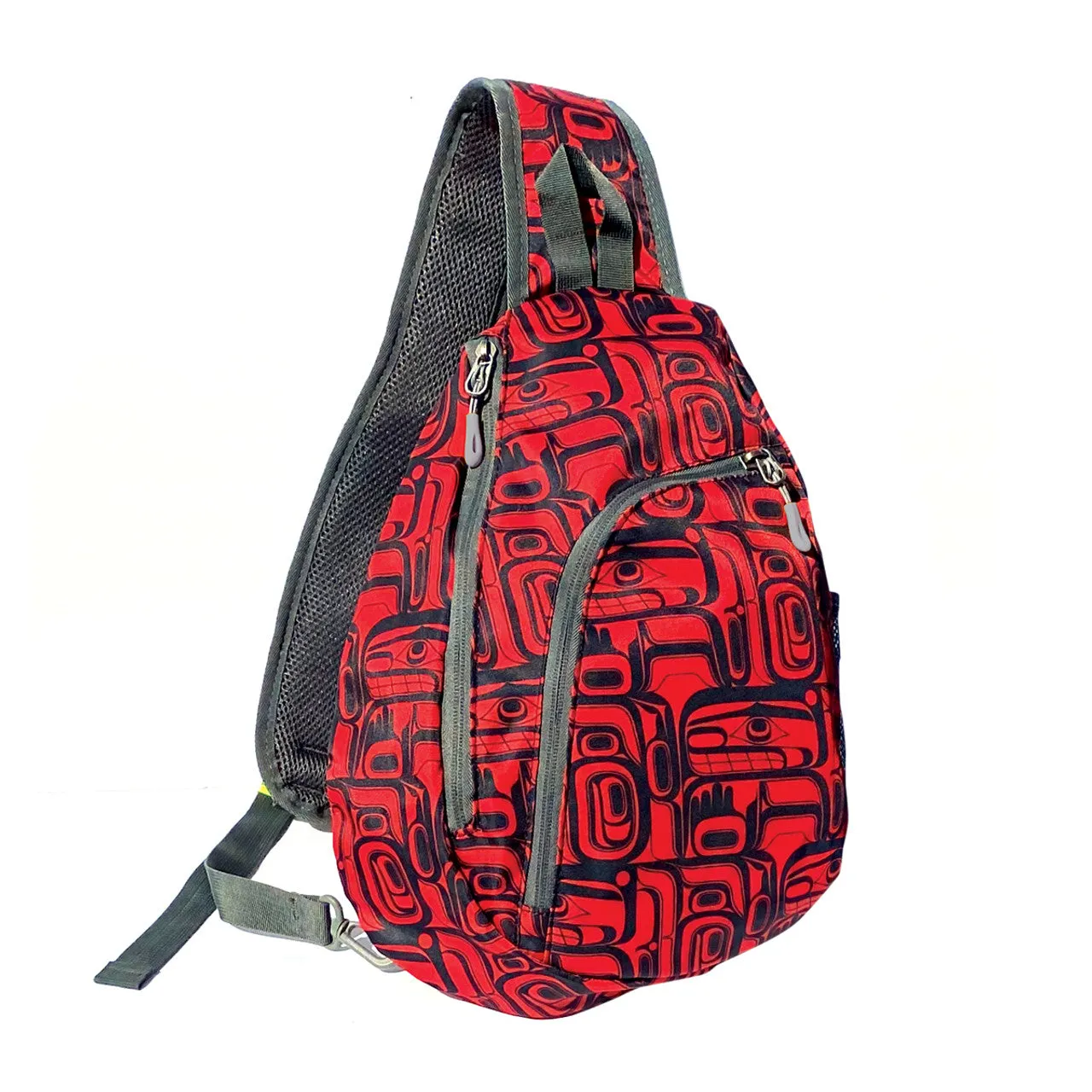 Sling Back Pack - Tradition by Namgis First Nations artist Ryan Cranmer