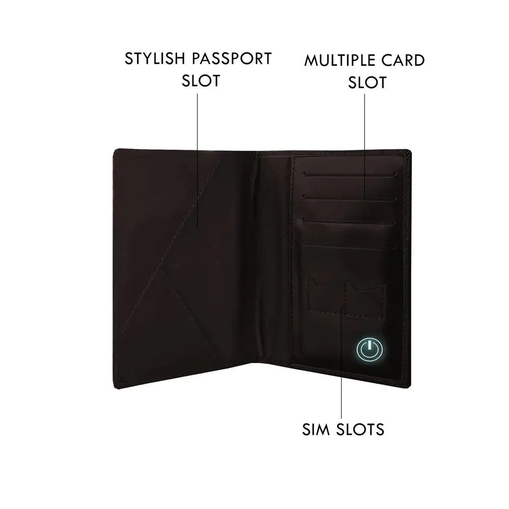 Smart Passport Holder (Brown)