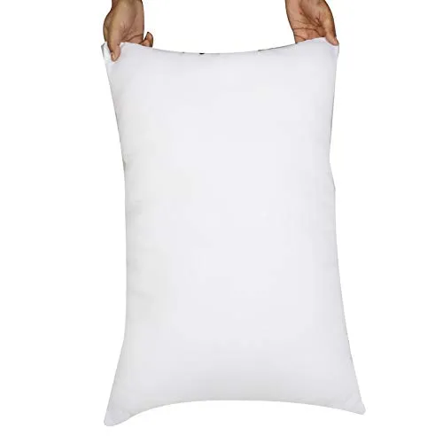 SONNASOFT Reliance Fibre Filled Pillow Set, 17x27 Inch, Antique White, 2 Piece