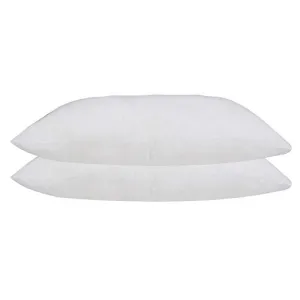 SONNASOFT Reliance Fibre Filled Pillow Set, 17x27 Inch, Antique White, 2 Piece