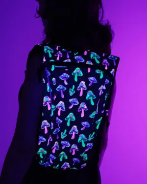 Space Spores 2.0 UV Reactive Hydration Pack with Back Pocket for Anti-Theft