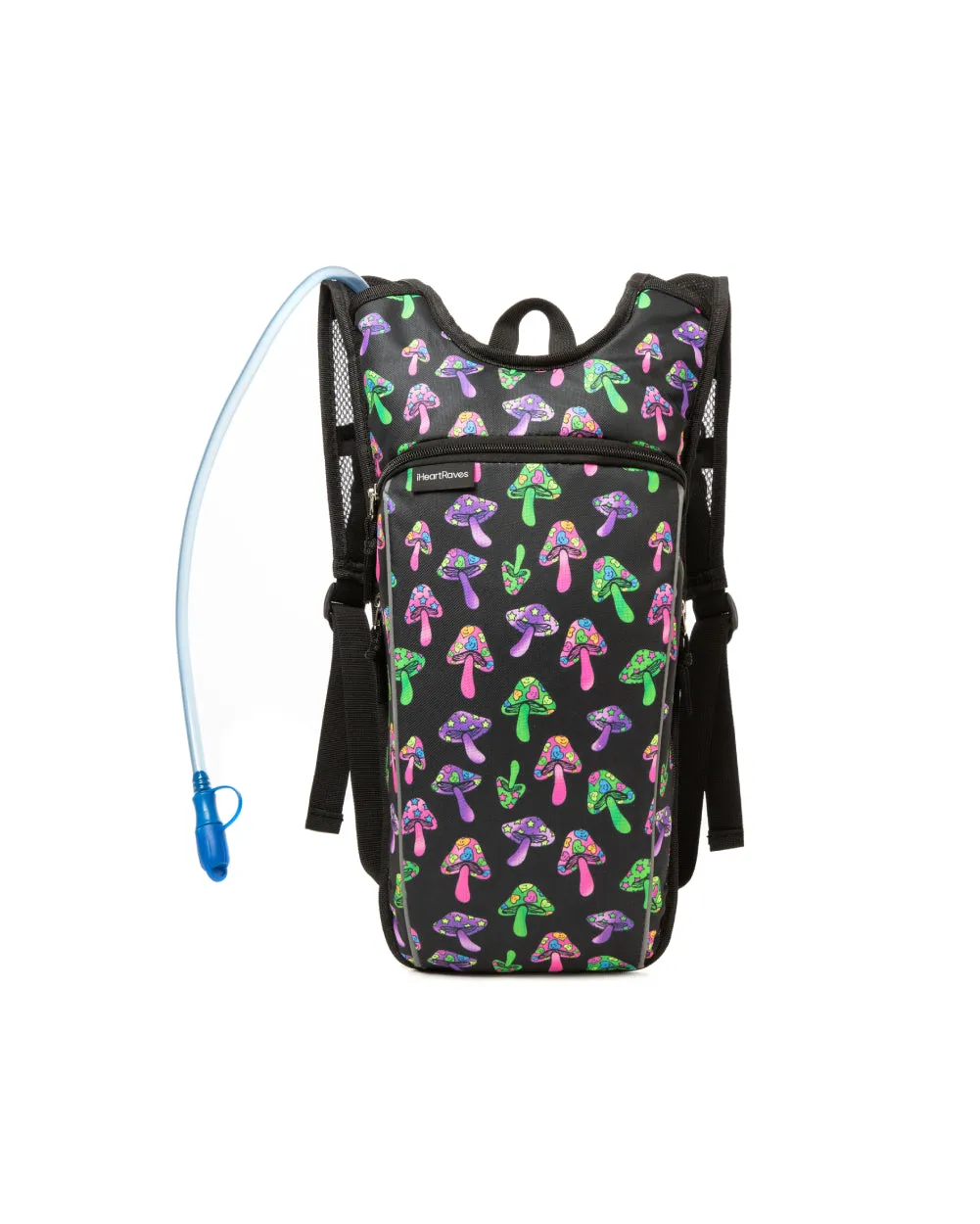 Space Spores 2.0 UV Reactive Hydration Pack with Back Pocket for Anti-Theft