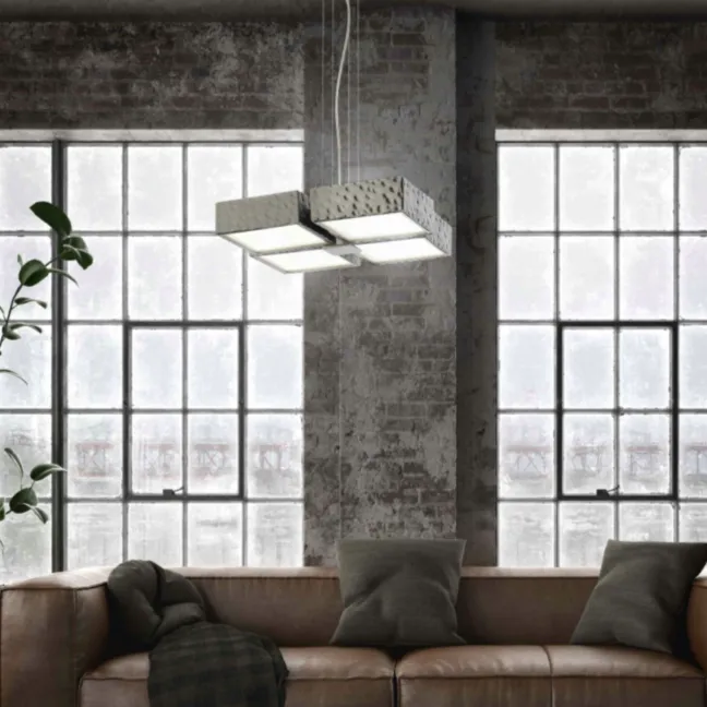 Square Four Light Pendant | Limelight | Stil Lux