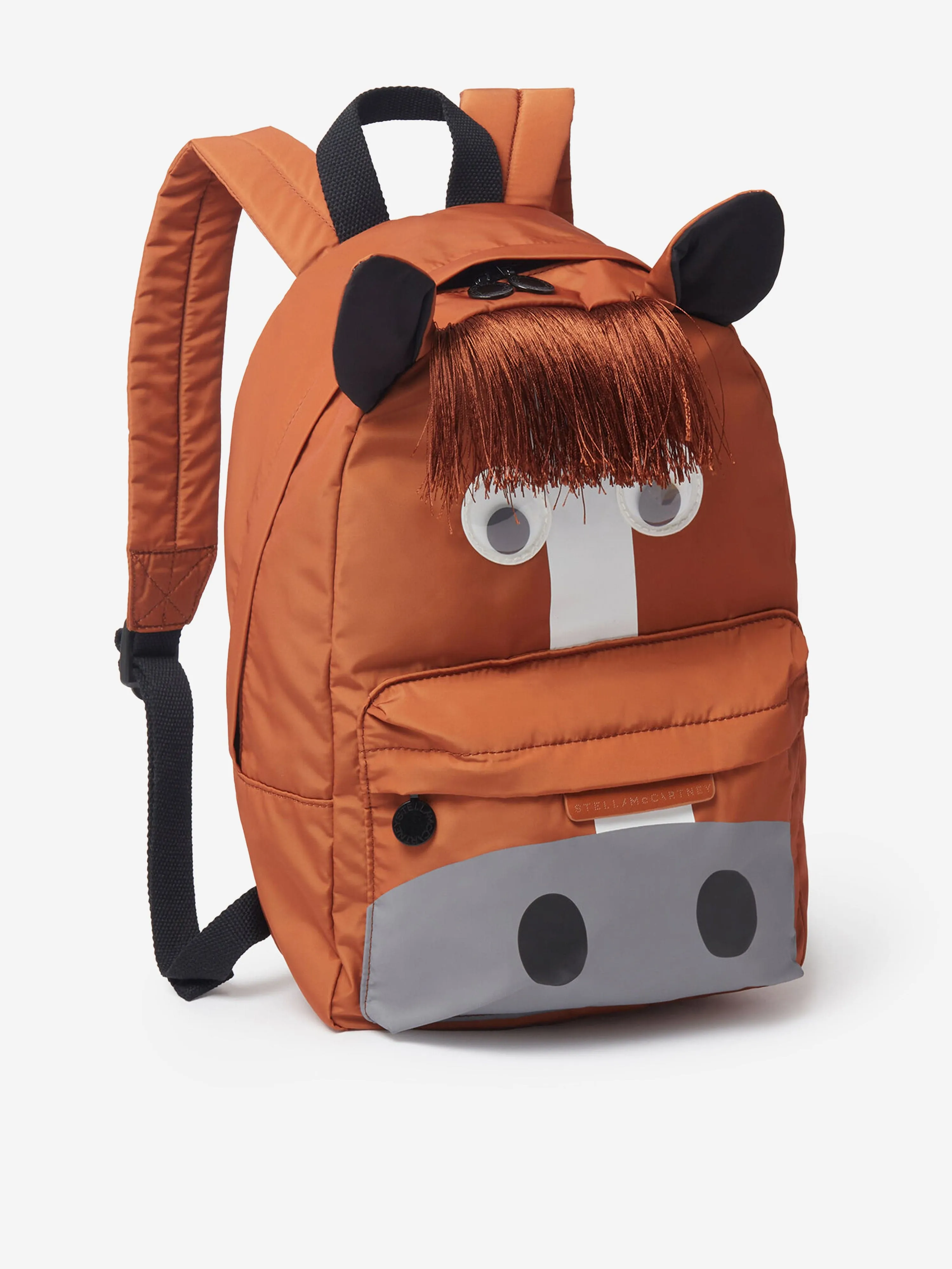 Stella McCartney Kids Horse Backpack in Brown (32cm)