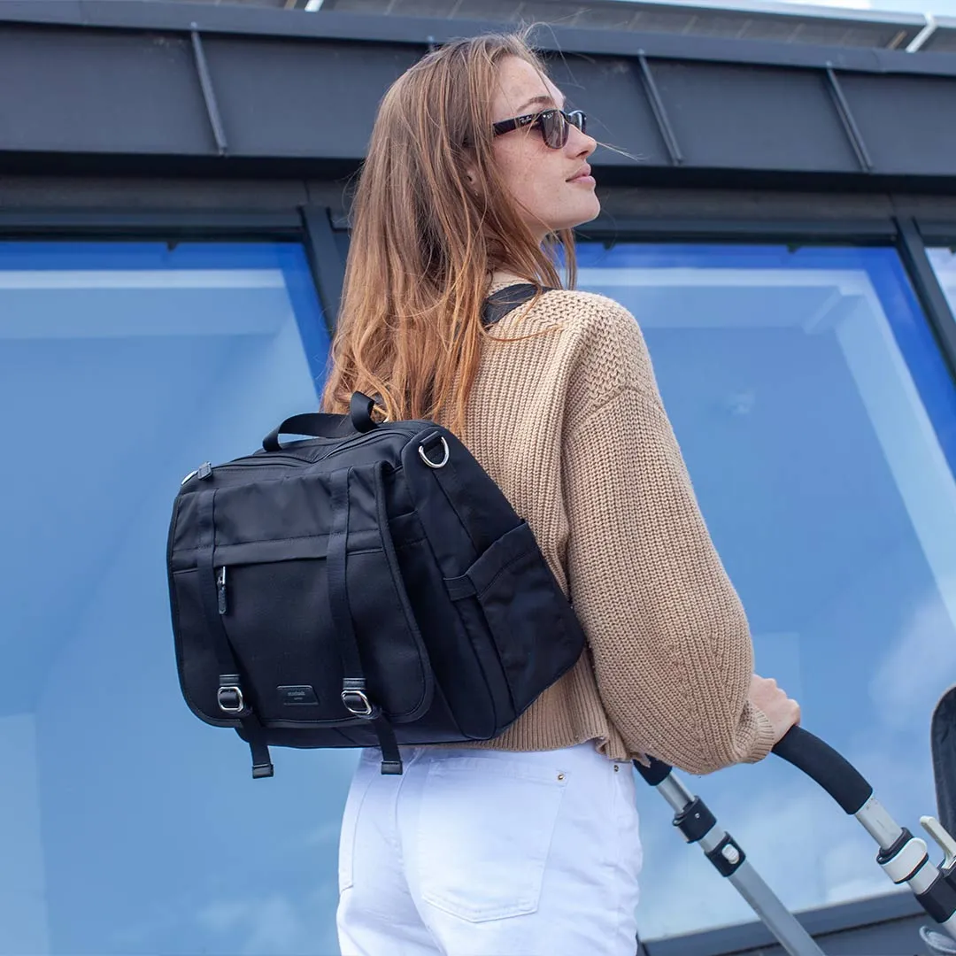 Storksak Blake Messenger Bag - Black