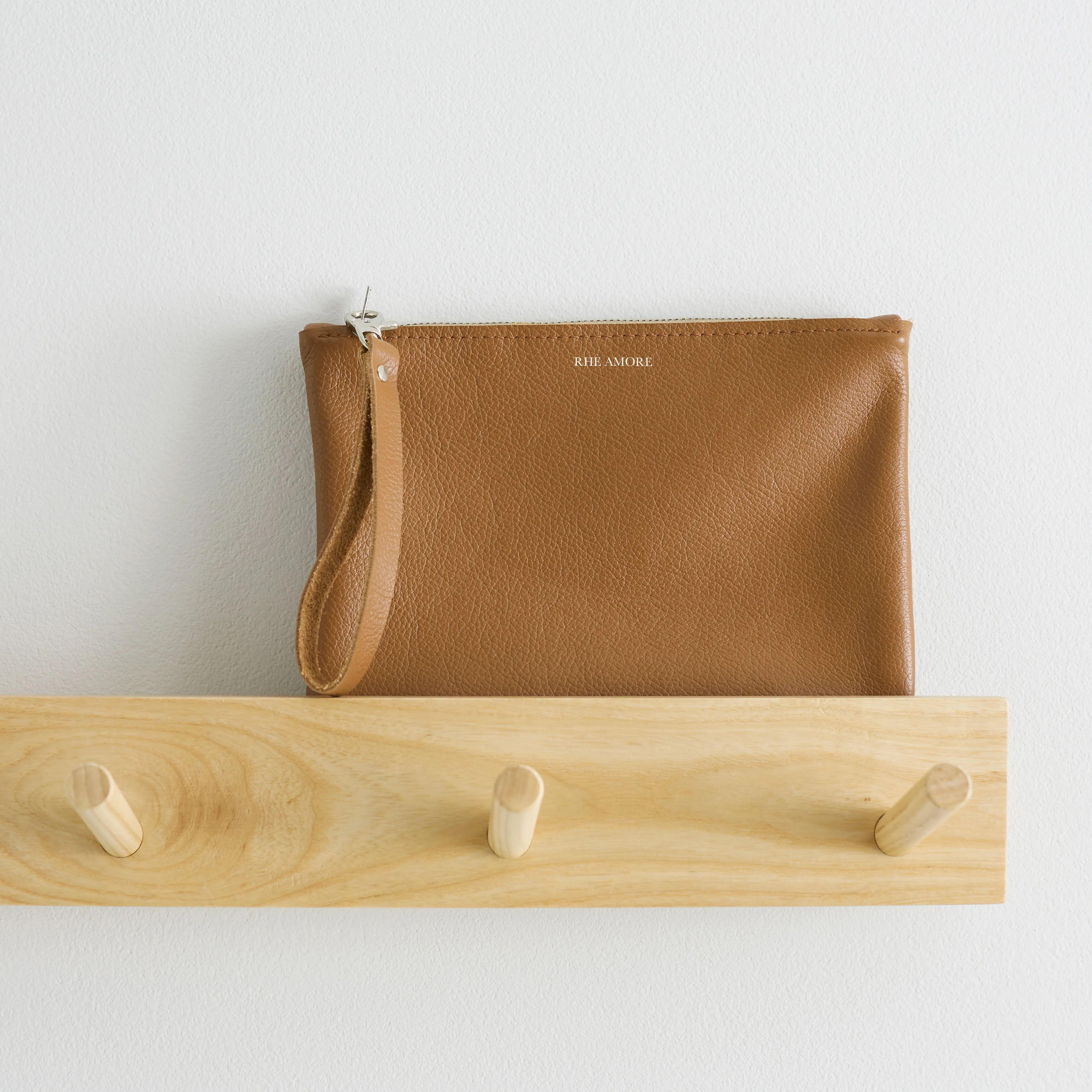 Tan Clutch Bag