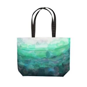 Teal 'Serenity' Canvas Tote Bag