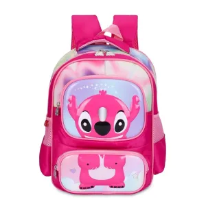 THE CLOWNFISH Kids Backpack - 13.6L Capacity, Durable, Lightweight | Main Compartment | Blush Pink