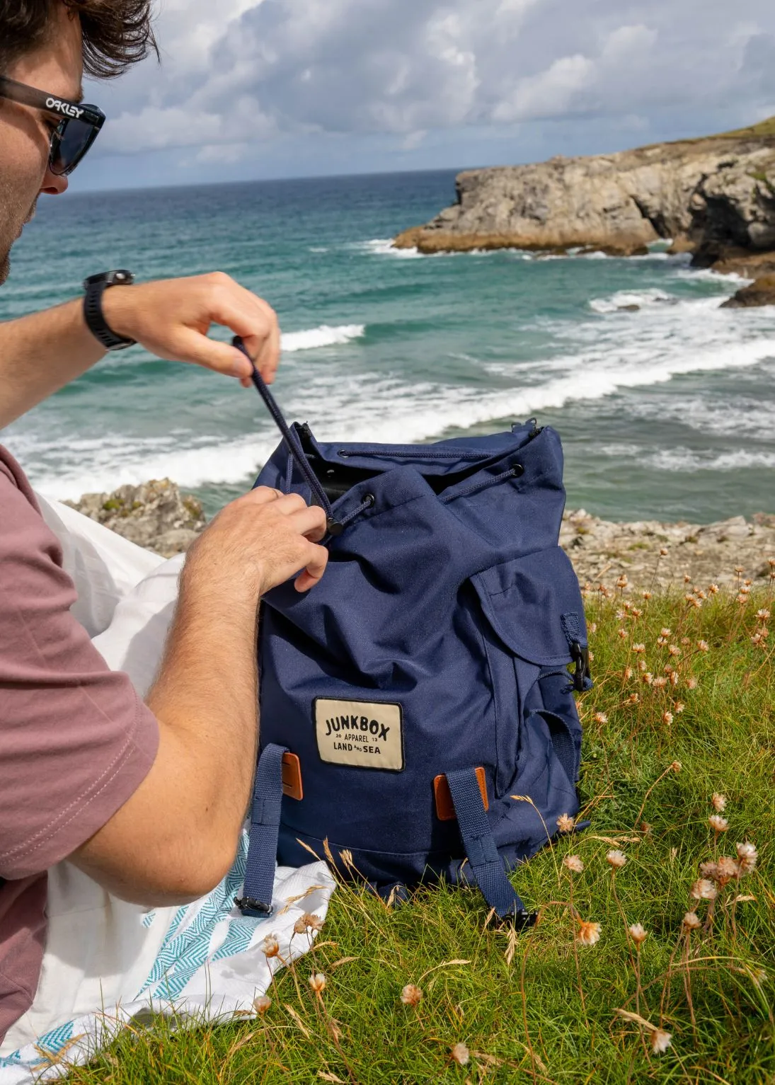 'The Explorer' Backpack in Navy