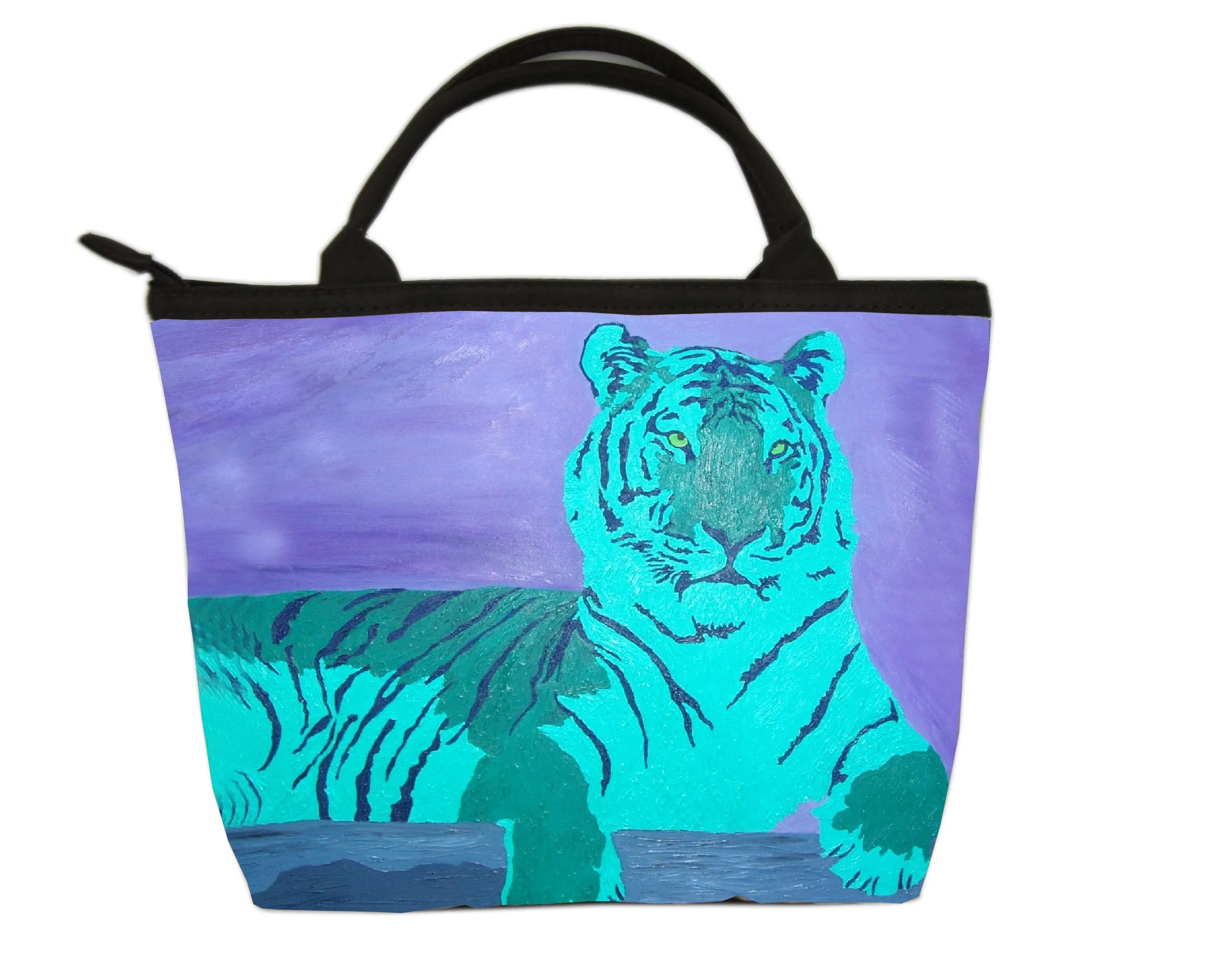 Tiger Kitten Purse- A Watchful Queen