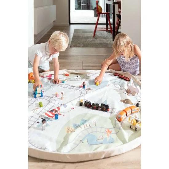 Trainmap/Bears Toy Storage Bag S6035