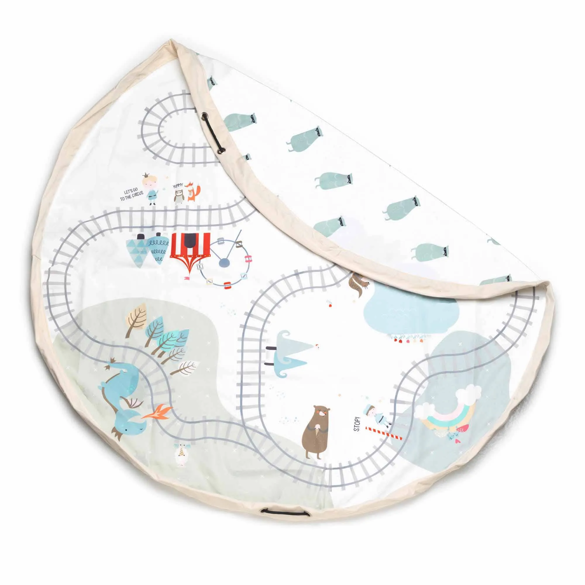 Trainmap/Bears Toy Storage Bag S6035