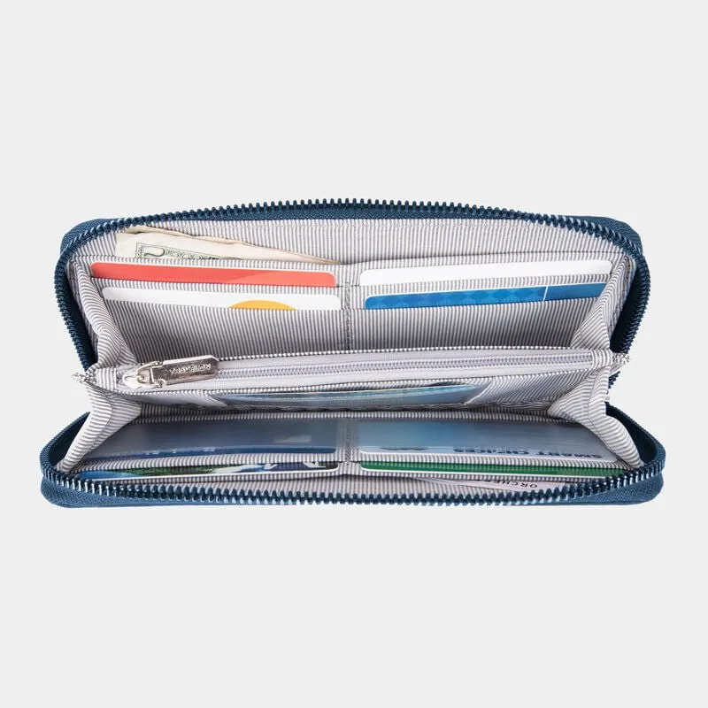 Travelon RFID Blocking Single Zip Wallet