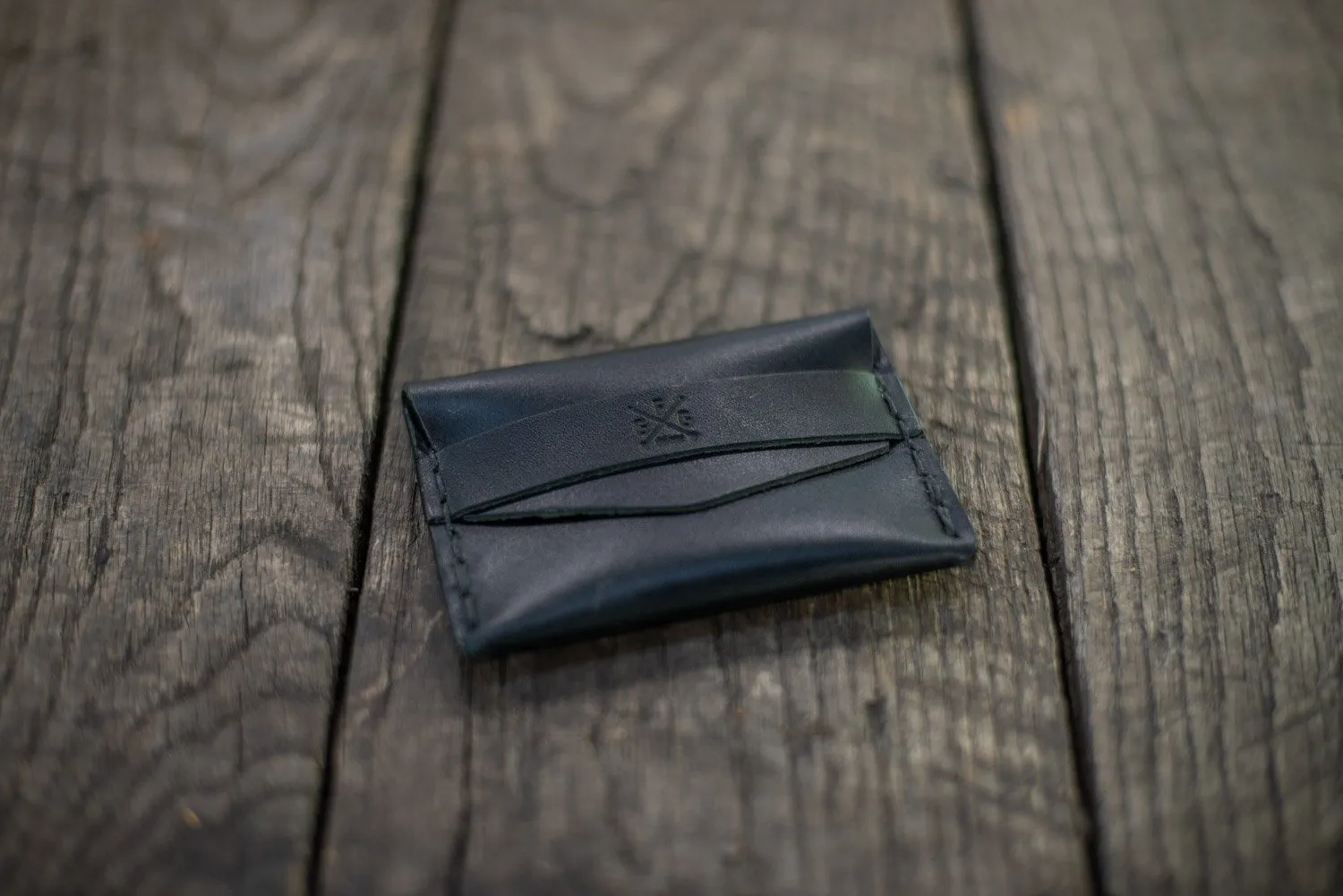 TUCK LEATHER CARD WALLET