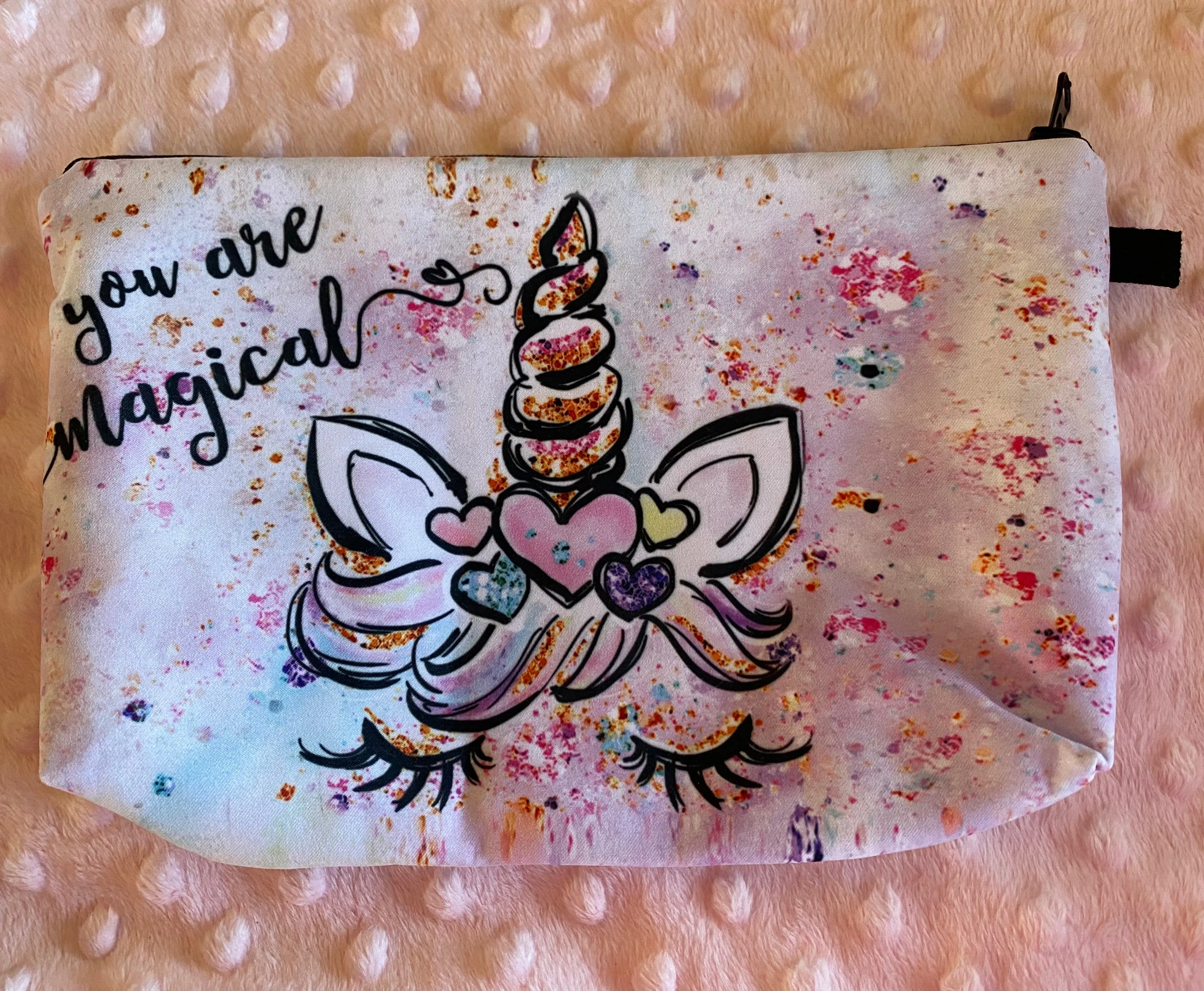 Unicorn “you are magical” bag/purse/pencil case/makeup bag