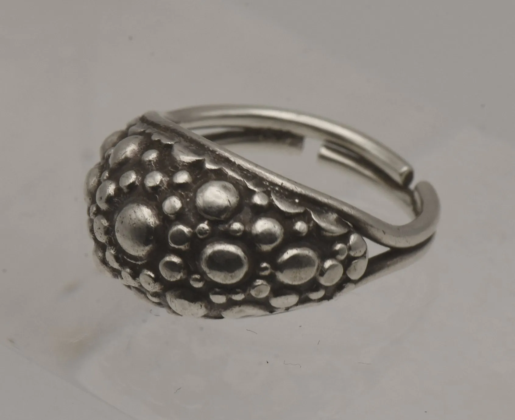 Vintage Sterling Silver Adjustable Ring