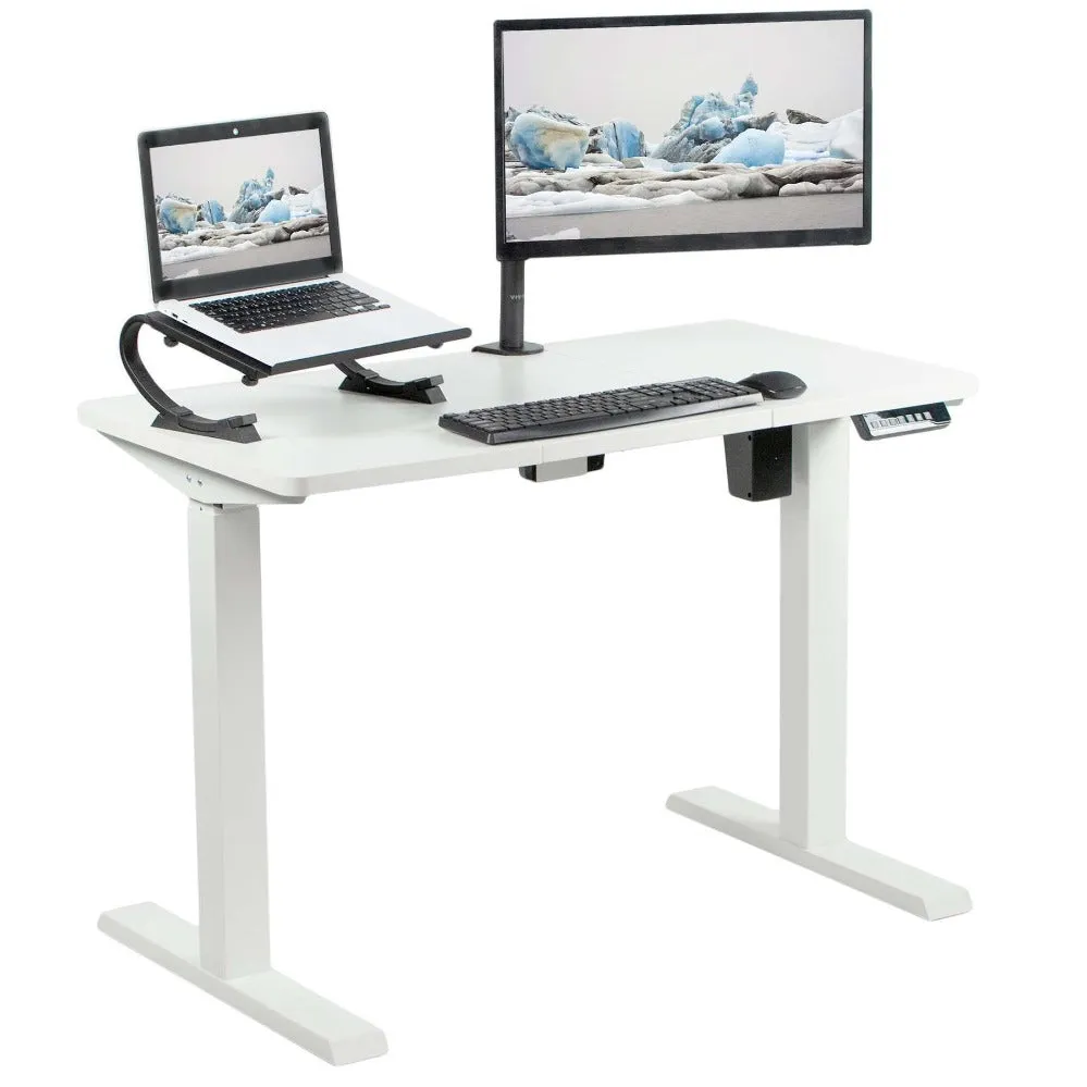 VIVO  43" x 24" Electric Desk, w/ Memory Pad Controller, DESK-EB43TB/DESK-EW43TW