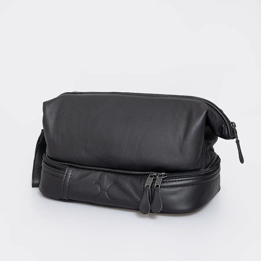 Wash Bag Unisex Leather