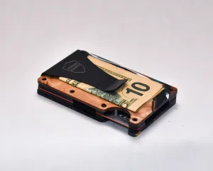 Wood and Resin Smart Wallet (Coffee   Blue   Black   White)