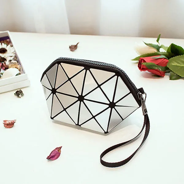 Yaomeer Lady Laser Clutch Bag Women Folded Geometric Clutch Bag Diamond Lattice bags handbags women famous brands Purses 004