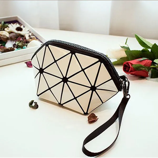 Yaomeer Lady Laser Clutch Bag Women Folded Geometric Clutch Bag Diamond Lattice bags handbags women famous brands Purses 004