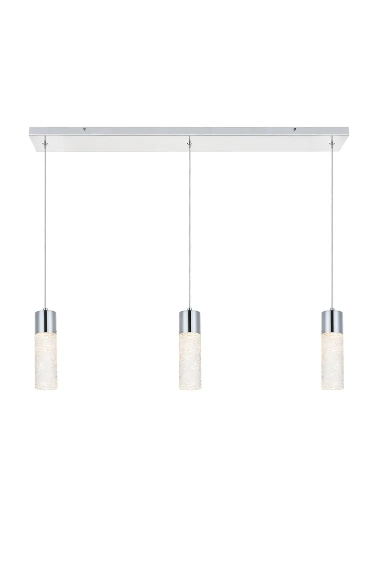 ZC121-5200D36C - Regency Lighting: Constellation 3 light Chrome LED Pendant